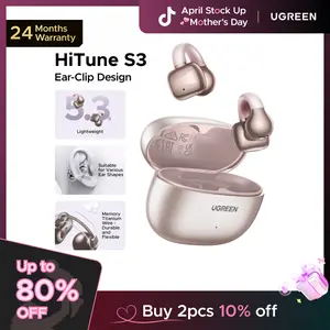 UGREEN Wireless Earbuds Bluetooth 5.4 Headphones Sport with Earhooks,48H Playtime,Fast Charging Case,Noise Cancelling Mic for Running Gym Workout ,earclip design，tiktokshopstockup,mothersdaygift