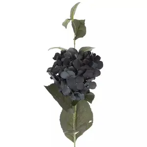 Blue Hydrangea Stem 29" - Single Stem Artificial Flower