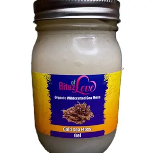 Wildcrafted Organic Gold Plain Flavor Sea Moss Gel