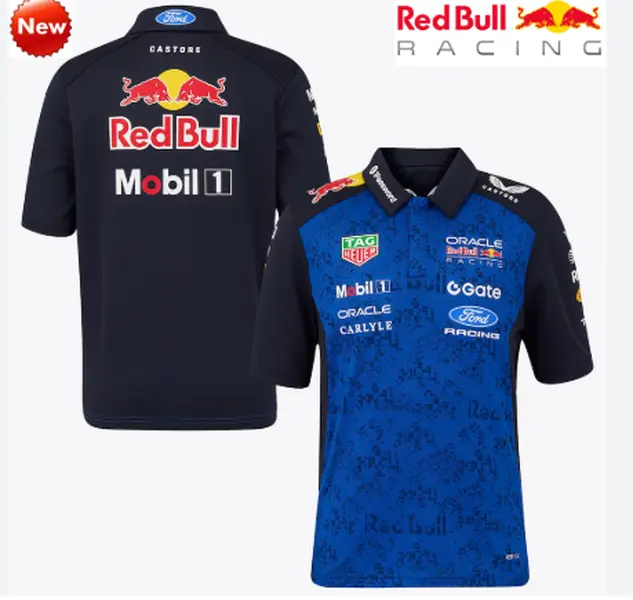 Motorsport Racing Polo Shirt – Performance Short Sleeve Collared Sportswear for Men