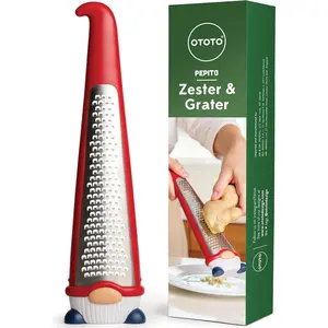 New pepito zester grater gnomes cheese grater gnome gifts parmesan cheese graters for kitchen garlic grater citrus lemon zester cute kitchen accessories unique gadgets mushroom gifts