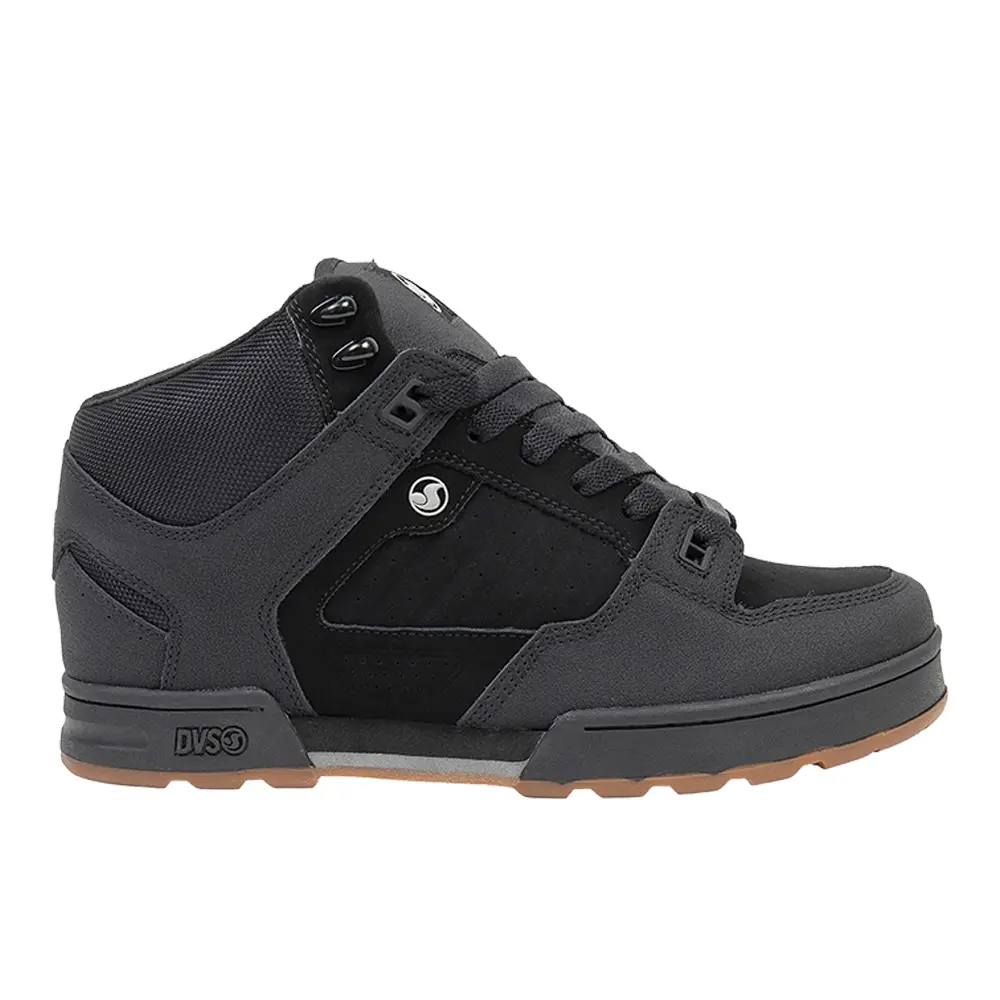 DVS Mens Militia Lace Up Casual Boots Ankle - Black