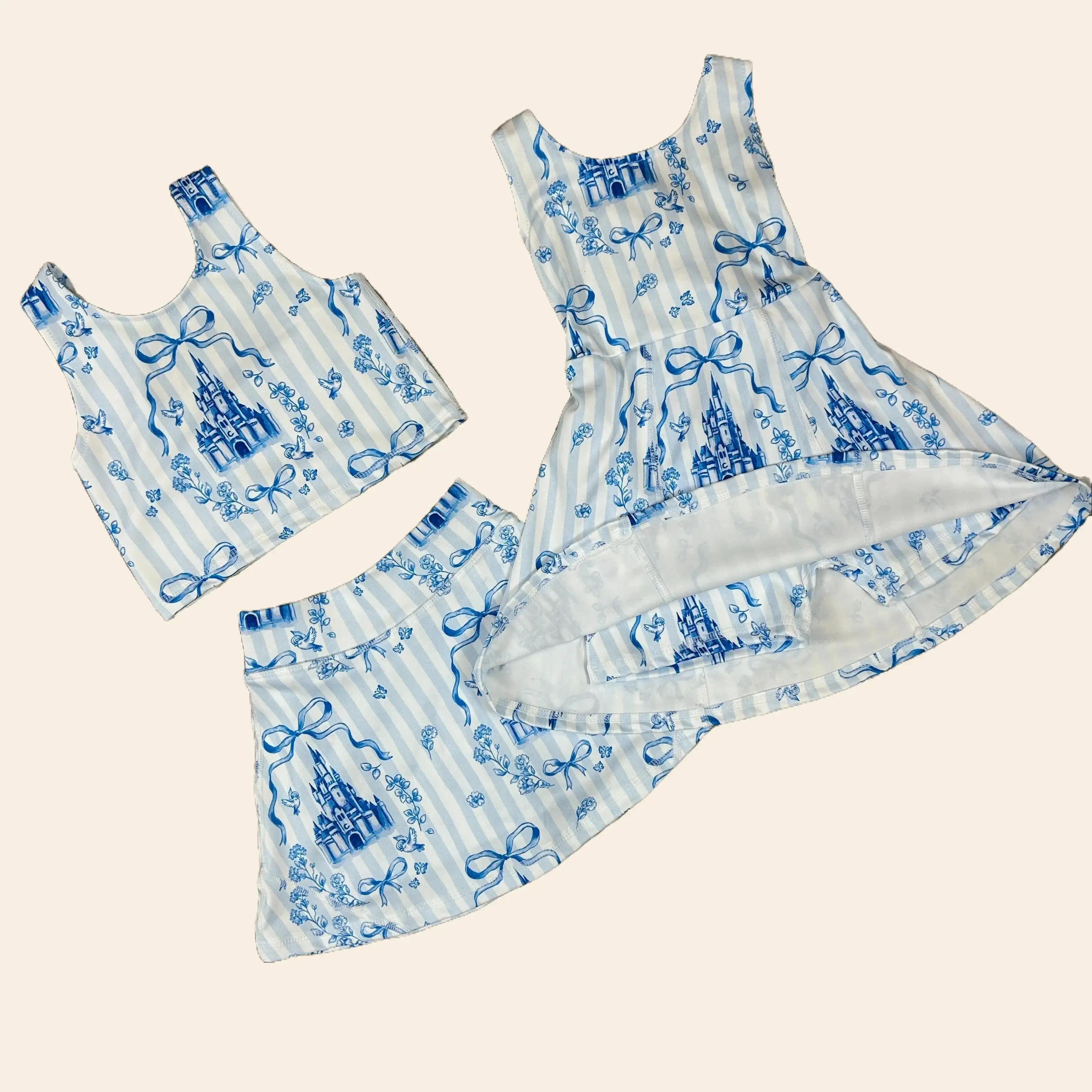 Athletic Kids' Clothes  Dress for Toddlers & Big Kids Super Soft Stretchy Cotton Spandex Sporty Stylish  Theme Baby Sailor Outfit