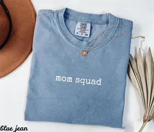 Comfort Colors Mom Squad Shirt, Matching Mom Shirt, Funny Mom Graphic Tee, Mothers Day Gift, Gift for Her, Cute Womens Shirt, Trendy Shirt