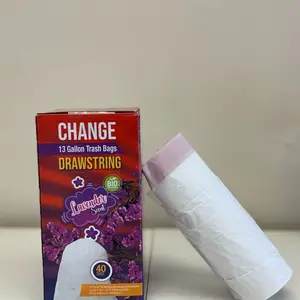 CHANGE PRODUCTS 13-Gallon Tall Kitchen Drawstring Trash Bags, 40 count