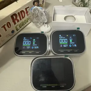VASAIKO 6-in-1 Portable Indoor Environment Monitor with Temperature & Humidity Monitoring Plug-and-Play Design High-Definition Display Accurate Alerts Ideal for Kitchen Garage RVs Apartments sohochic