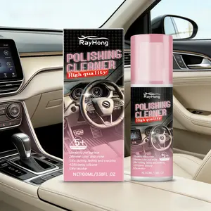 Car Spray Cleaner Quick Interior Detail Cleaner High Quality Leather Conditioner Fix Dry and Cracked Leather Restore Dull Interior Non-Greasy Shine Finish