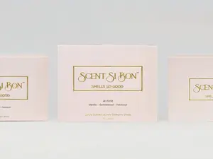 Scent Si Bon Le Rose Bundle, Includes One Of Each Le Rose Detergent Sheets, Le Rose Dryer Sheets, & Luxury Display Box,