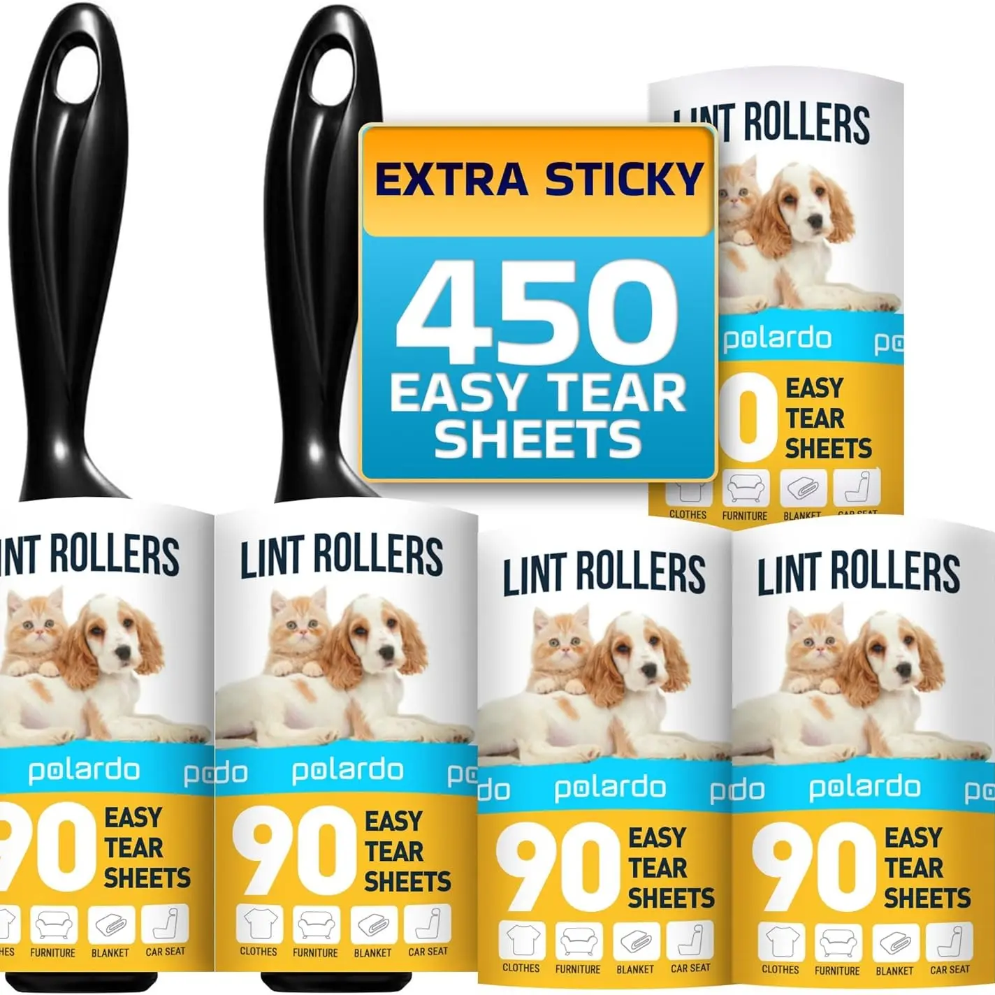 5 pcs - 450 Sticky Sheets