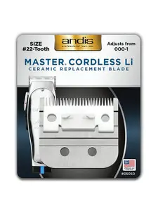 Andis Master Cordless Li Ceramic Clipper Blade #5050