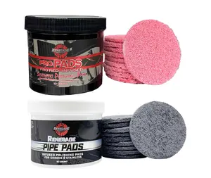 Renegade Products | Pro & Pipe Polishing Pad Bundle – Heavy Cut & Fine Finish Metal & Chrome Infused Polishing Pads (20 Total Pads)