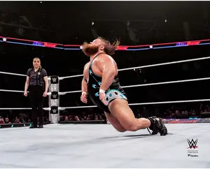 Otis WWE Unsigned In-Ring Caterpillar Photograph