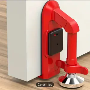 Portable Alarm Door Stopper, Siren Door Jammer 80DB Extremely Loud Wireless Alarm, Portable Door Brace Jammer for Travel Home Security Anti Theft Personal Protection Women Safety