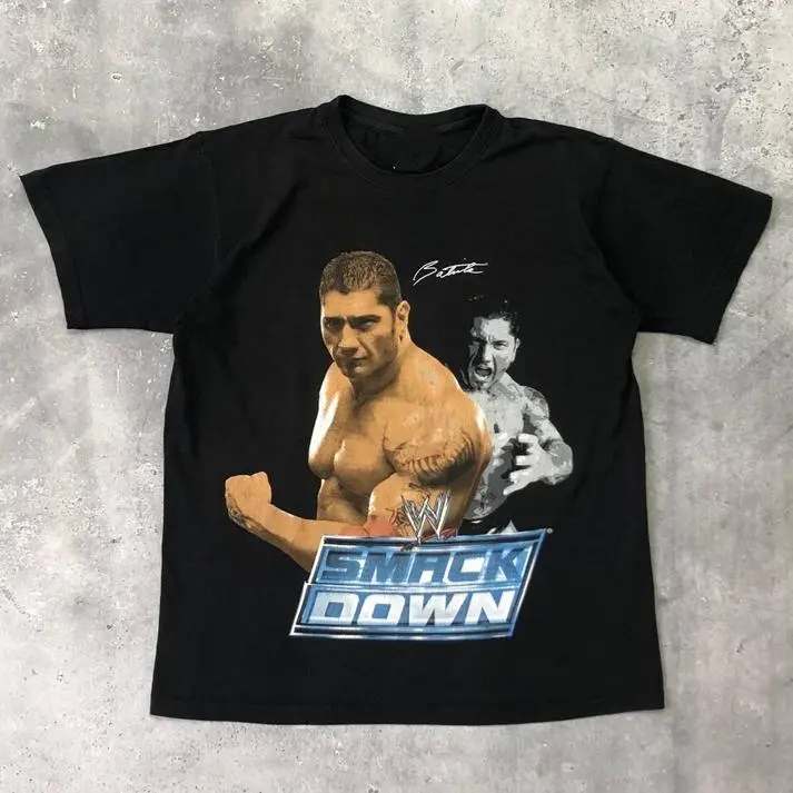 Batista WWE The Animal Vintage Wrestling Tee HY6926