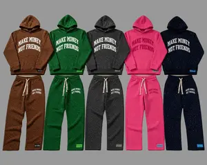 Make Money Not Friends Permium Hoodie & Jogger Set - Unisex Streetwear Tracksuit