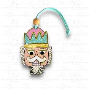Nutcracker Face Christmas Ornament