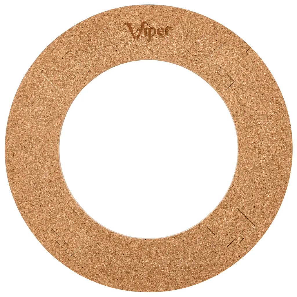 Viper Defender I Dartboard Surround for Wall Protection, Reversible Cork & EVA Foam, 1" Thick with Snap Segments, Universal Fit for 18" & 17.75" Boards, 2.8 Sq Ft, Prevents Wall Damage, Dartboards, Aesthetically Pleasing Look