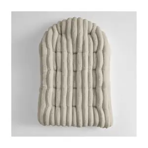 Sorra Home Faux Fur Indoor Egg Chair Cushion