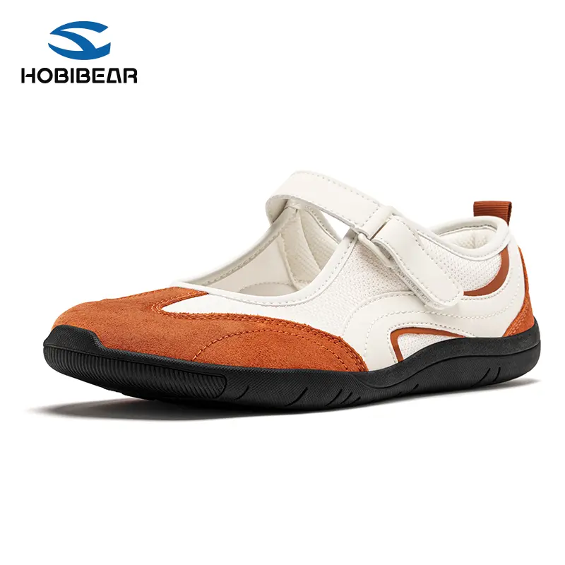 HOBIBEAR Women's Wide Fit Wide Mouth Mary Janes Minimalist Barefoot Footwear, Breathable Comfortable Walking Sports Shoes, Non Slip Sole Casual Trainer,summerwins,summeroutfits,vacationoutfits,beachoutfits