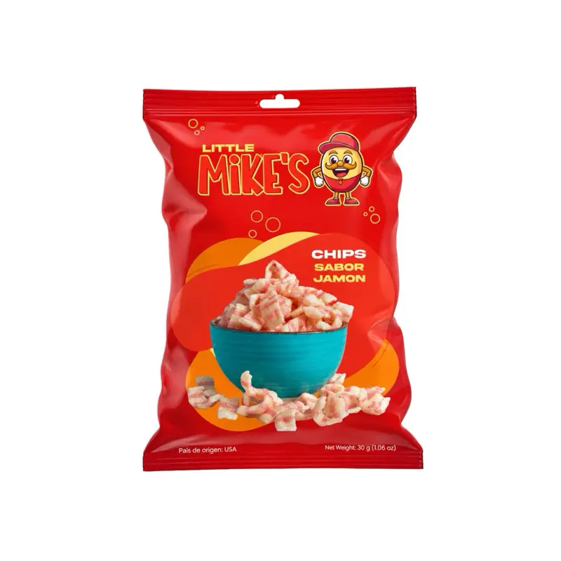 Little Mike's Chips Sabor Jamon - Ham Savory Snack