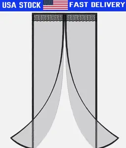 Magnetic Screen Door Retractable Mesh Net Pet Patio Hands Free Mosquito Magic