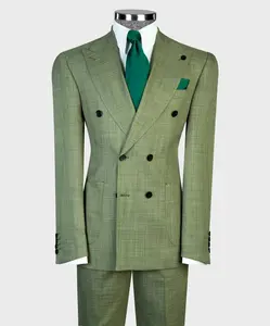 Green Double Breasted Suit Menswear