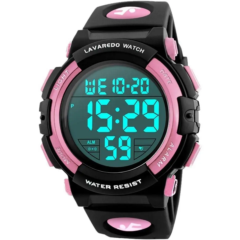 X-WWA08  Kids Watch,Boys Watch for 3-15 Year Old Boys,Digital Sport Outdoor Multifunctional Chronograph LED 50 M Waterproof Alarm Calendar Analog Watch for Children with Silicone Band,Kids Gift