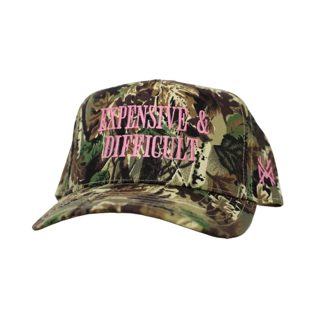 Retro Camo with Pink Thread