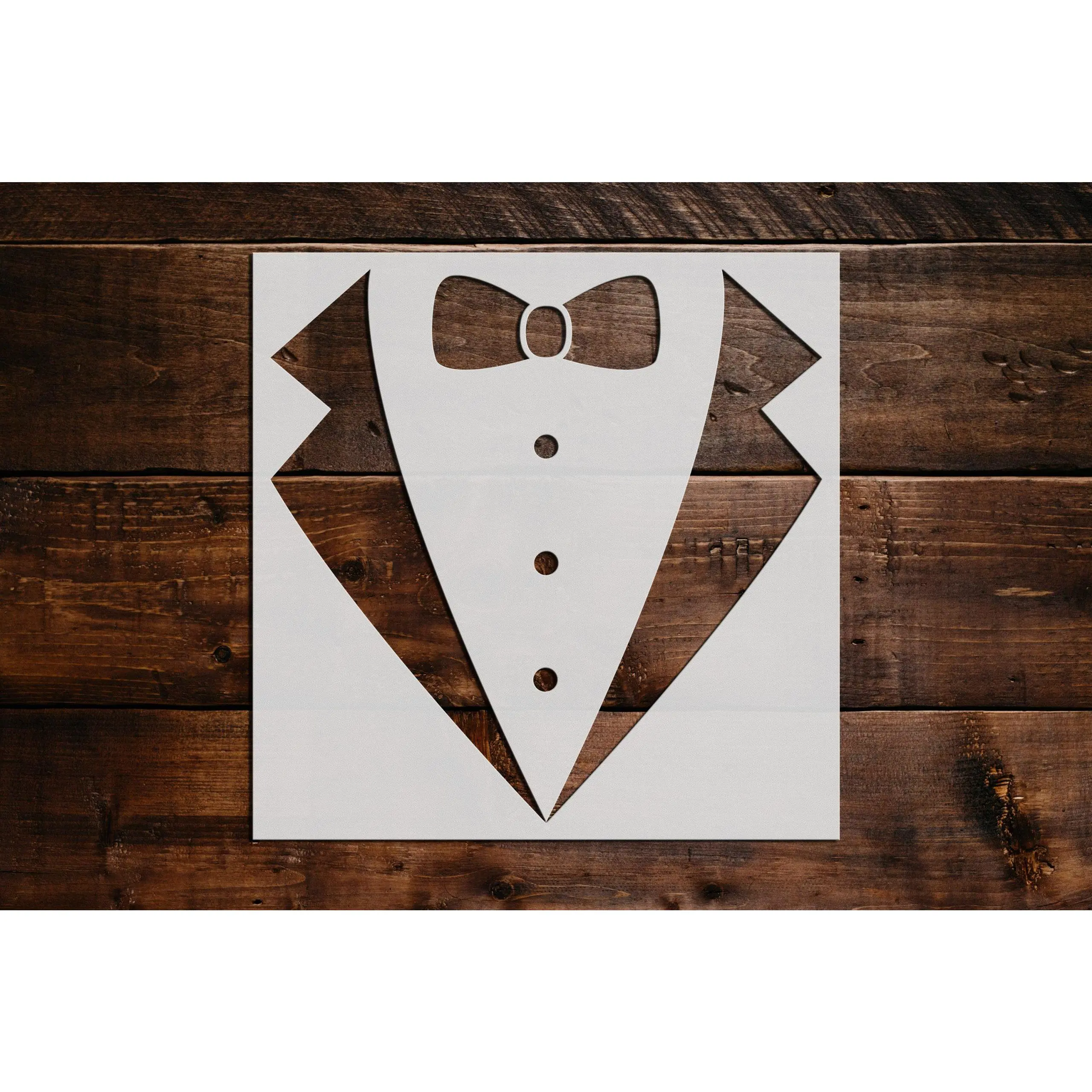 Tuxedo Stencil - Art and Wall Stencil