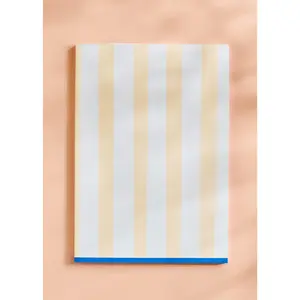 Butter Stripe Dot Grid Notebook