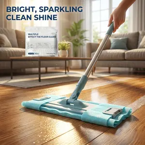Multi-Surface Floor Cleaning Sheets - Quick-Dissolving All-Purpose Cleaner for Hardwood, Laminate, Tile - 30, 60, 100, 200 Count Options