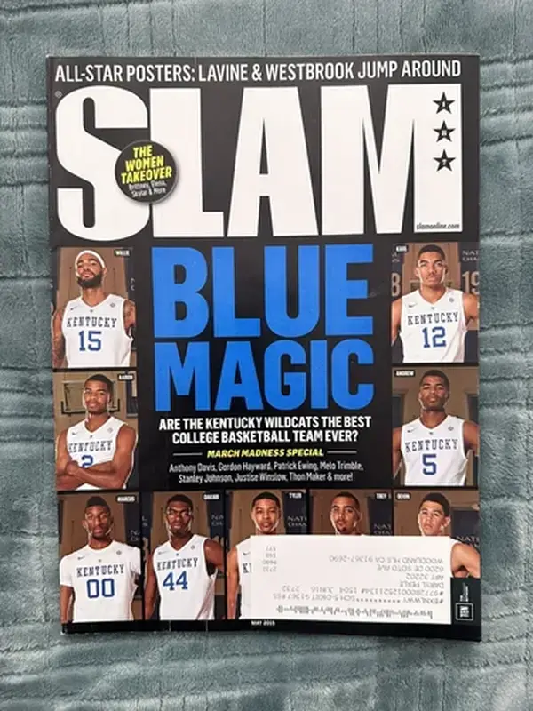 2015 May Slam Magazine Poster Print KENTUCKY WILDCATS #187 Booker Towns - POSTER NO FRAME