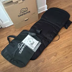 Snailax Full Body Massage Chair Pad -Shiatsu Neck Back Massager with Heat & Compression Adjustable Home Appliances Gift