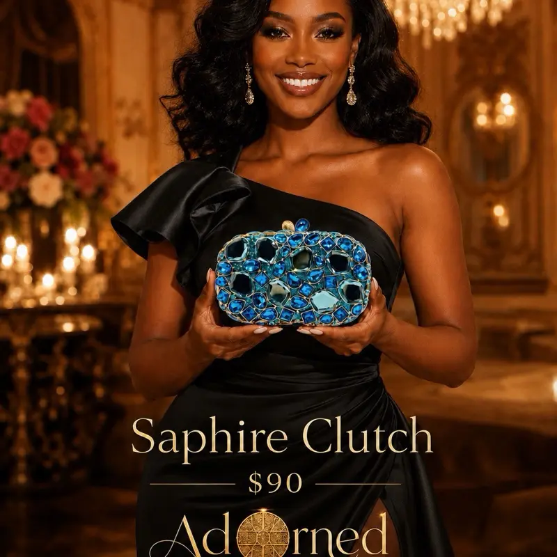 Sapphire Clutch