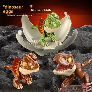 Dinosaur Egg Hatching Tyrannosaurus Rex Blind Box Transforming Egg Boy Hand Puppet Biting Finger Breaking Shell Fun Ornament Toy