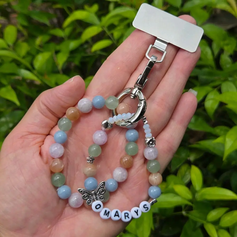 Double Crystals Phone Charms