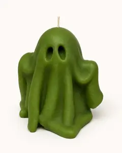 CandleLight Phantom Ghost Candle - 4.4oz Gothic Spooky Halloween Decor, Room Decor Ornaments for Home Supplies