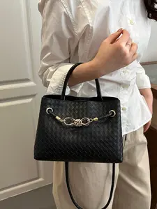 Women's PU Leather Messenger Bag, Convertible Crossbody Shoulder Bag, Elegant Design, Suitable for Office and Daily Use, All Seasons