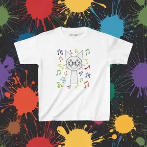 Wenda Character T-Shirt - Musical Magic from Sprunki Game