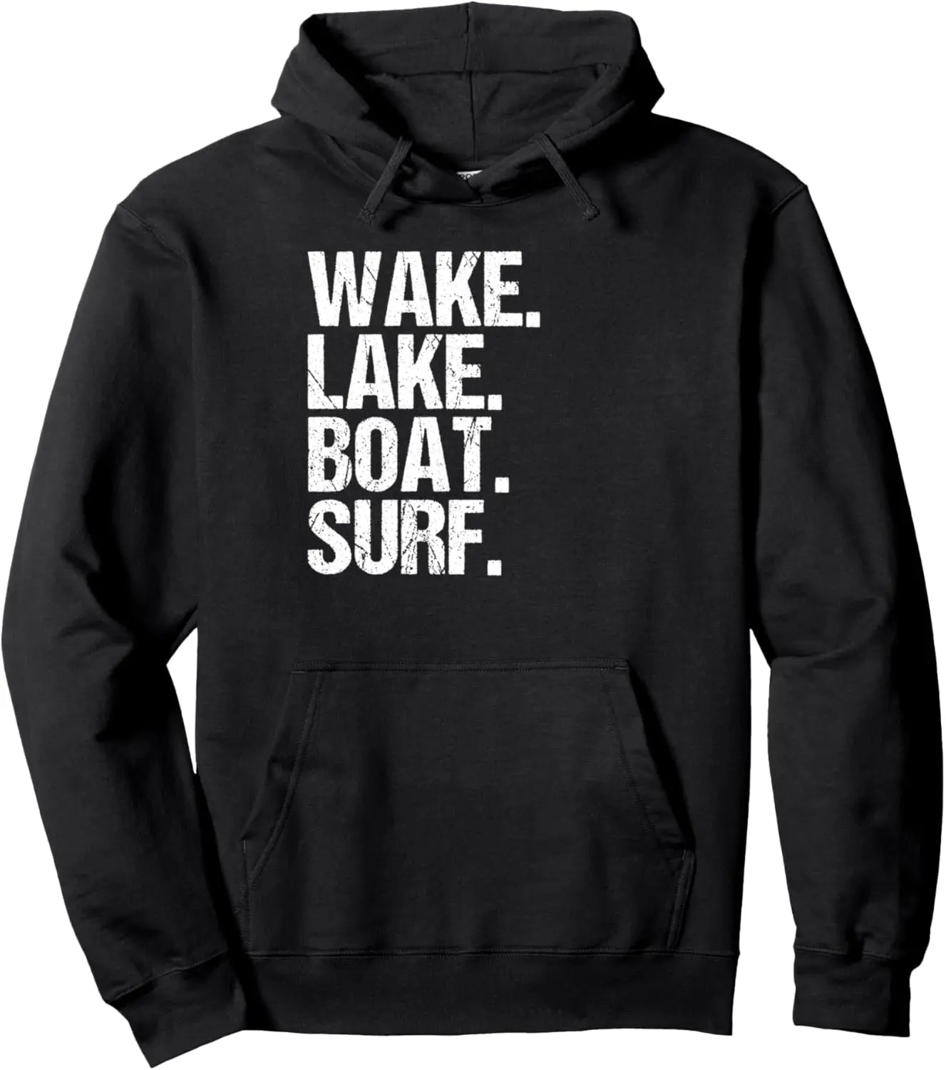 Wake Lake Boat Surf Wakesurfer Wakeboard Wakeboarding Rope Pullover Hoodie XM