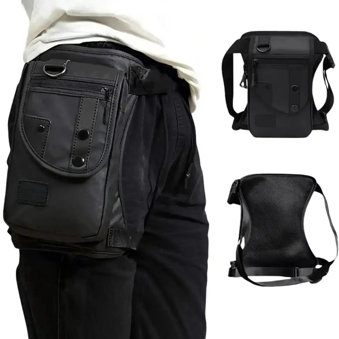 Outdoor Fashion Lightweight Fanny Pack, 1 Count Multi-functional Waterproof Waist Bag, Zipper Fanny Pack, Casual Versatile Waist Pack for Men & Women,