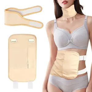 Castor Oil Pack, Reusable Castor Oil Pack Wrap Kit, Organic Castor Oil Compression Wrap with Storage Bag, Castor Oil Wrap Machine Washable Anti Oil Leak, Castor Oil Belt