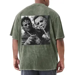 Vintage Horror Movie Character T-Shirt, Retro 80s Slasher Tee for Halloween, ScarStyle Gift for Horror Fans, Unisex Spooky Graphic Top