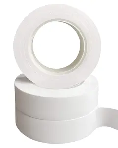 3pcs Electrical Tape Professional White Electrical Tape Flame Retardant Indoor Outdoor High Temperature Resistance Electric Tape 0.62 in X 50 ft.