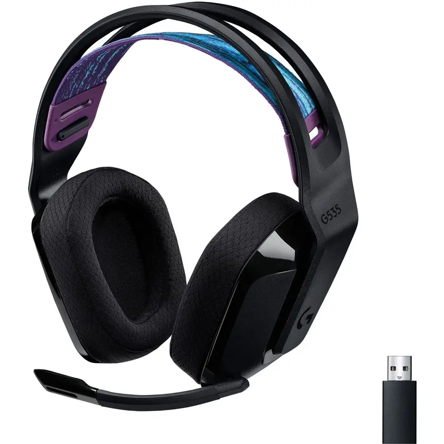 Logitech G535 Lightspeed Wireless Gaming Headset USB Rechargeable Black