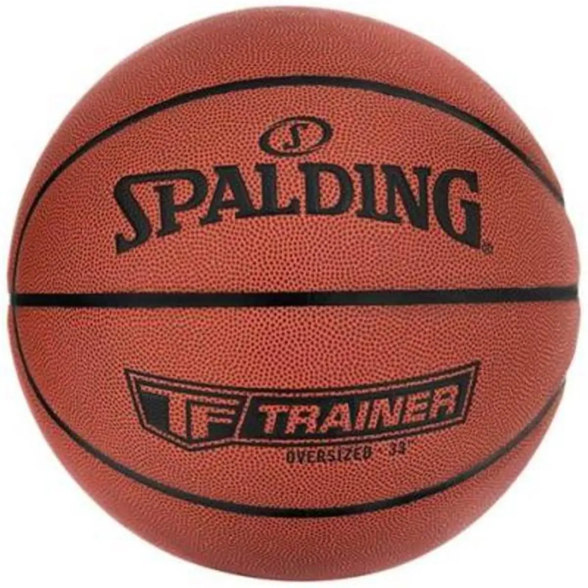 Spalding 1459595 33 in. TF-Trainer Oversized Orange Basketball, Coaches' Training Aid Basketball, Regulation-Like Bounce, Indoor Use Only, Basketballs