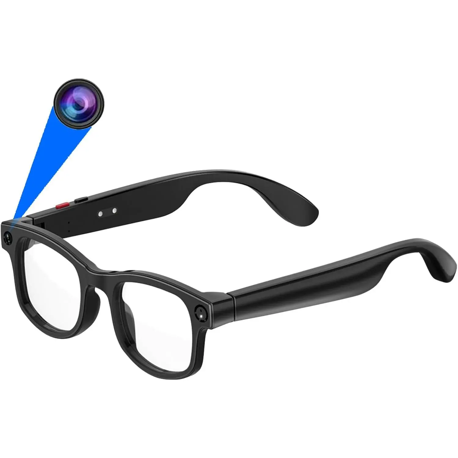 2026 AI Smart Glasses for Adults - Wearable Bluetooth 5.3 Device, Portable, Magnetic, Adjustable, 8MP HD Camera, Voice Wake-Up, ChatGPT Integration, 45g Lightweight Frame, Hands-Free Calling/Music/Navigation for Daily & Hiking Use