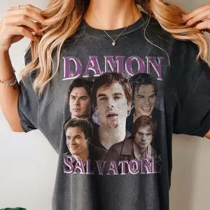 Damon Salvatore Ver 3 Fan Merch T-shirt, Sweatshirt, Hoodie, The Vampire Diaries Merch, TVD Fan Merch, Ian Somerhalder Gift For Her