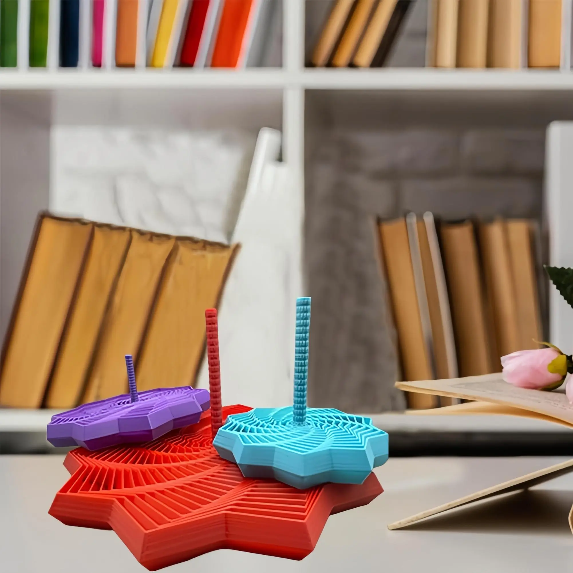3D Printed Expanded Sensory Fidget Star, Expandable Fractal Fidget ...