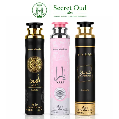 Asad Air Freshener + Yara Air Freshener + Khamrah Air Freshener